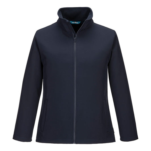 Giacca TK21 Softshell Print & Promo da Donna (2L) Blu Navy Portwest