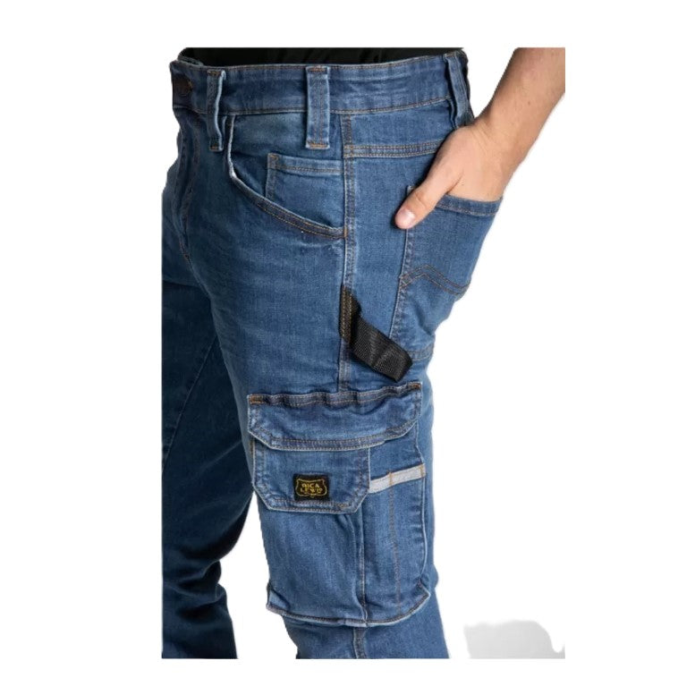 Jeans da Lavoro JOB Multitasche Stretch Fibreflex Rica Lewis