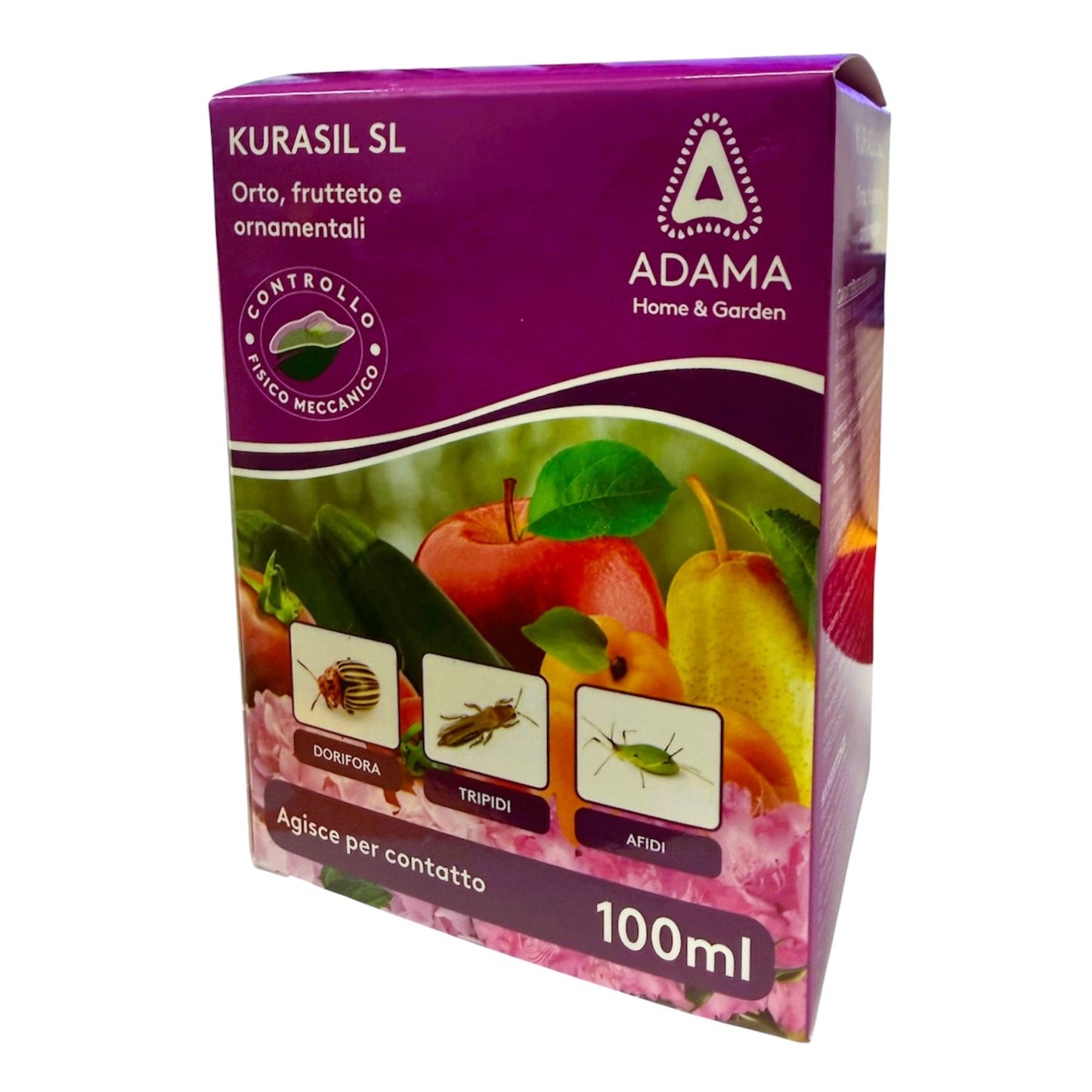 Kurasil SL ml 100 Protezione Innovativa e Sostenibile per Orticole Frutticole e Ornamentali Adama
