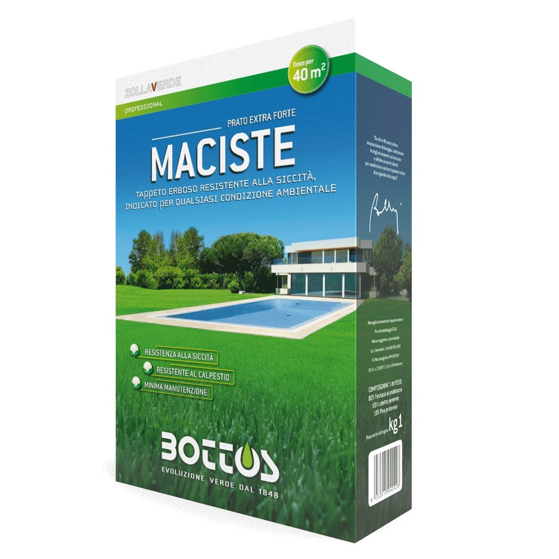Maciste Sementi per Prato Kg.1 Bottos