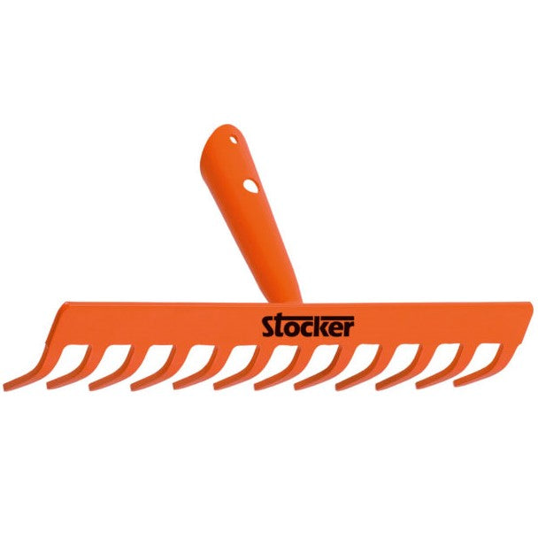 Rastrello a 12 Denti 30 cm in Acciaio Verniciato Stocker