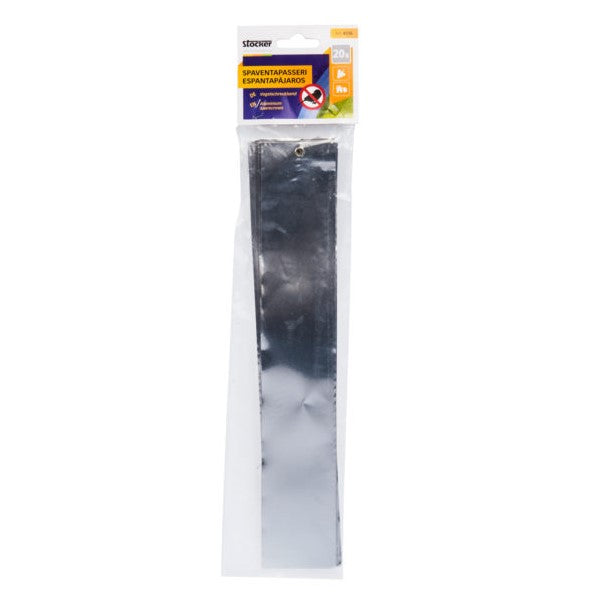 Strisce Spaventapasseri cf.20 pz. Nastro a Strisce Riflettenti Stocker