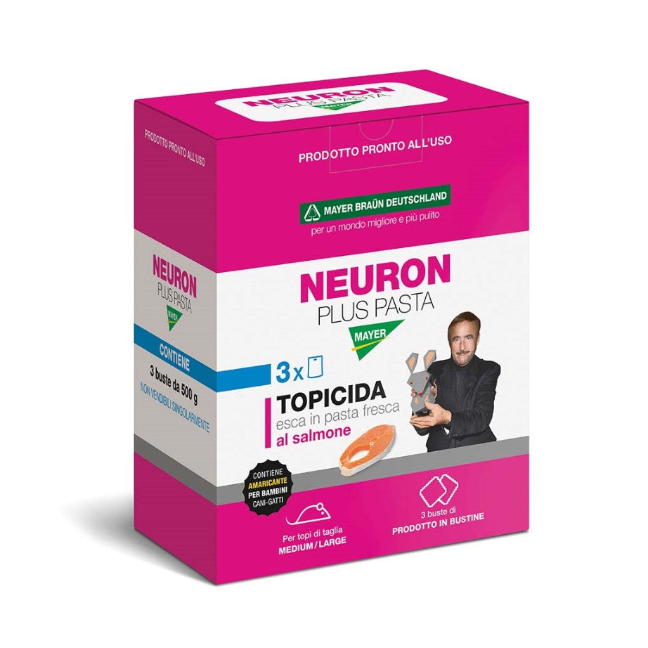 Neuron Plus Pasta Tris Kg.1,5 Esca Topicida in Pasta Fresca Mayer Braun cf.3x500 gr.