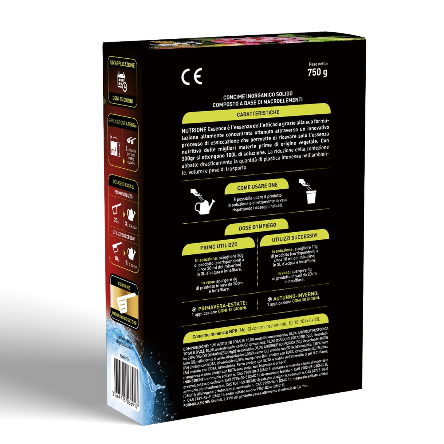 Nutrione Essence gr.750 Concime Minerale 10-10-10 SBM