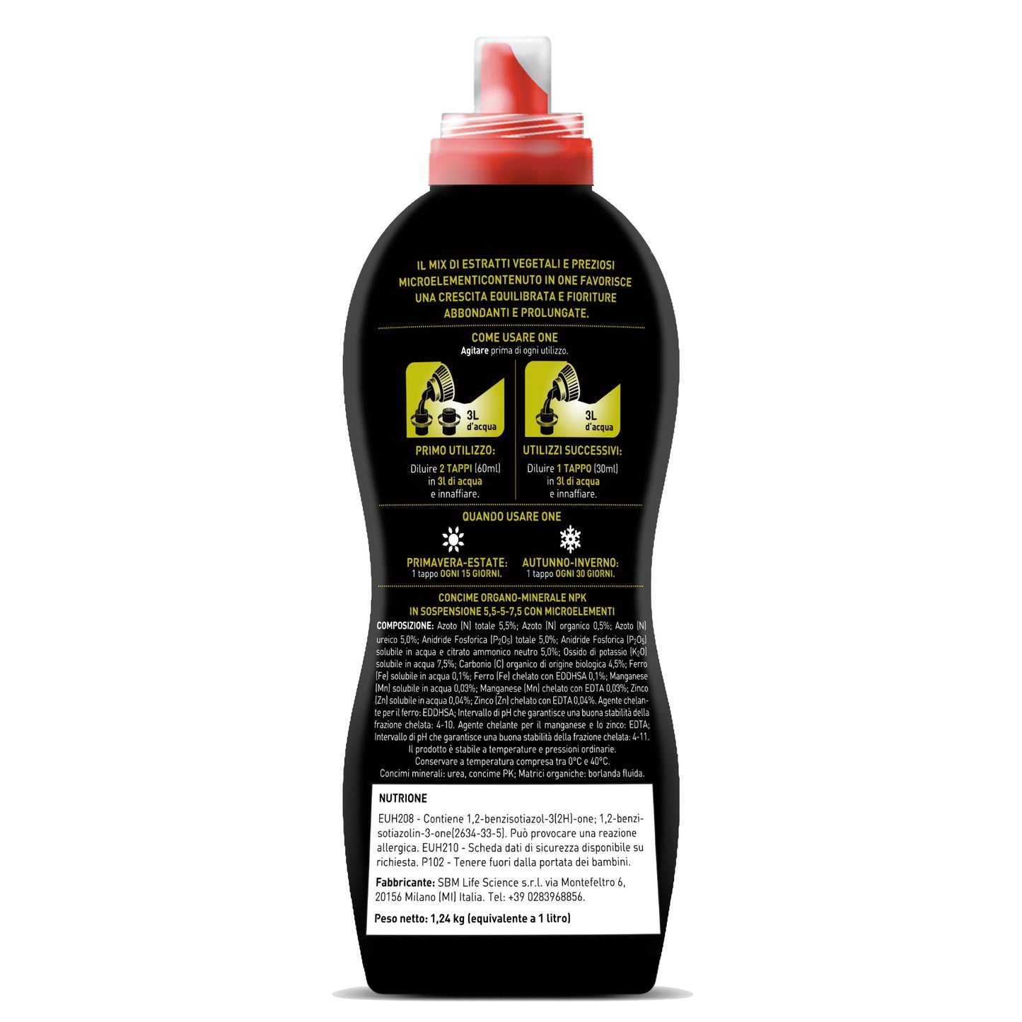 NutriOne Lt 1 Concime Organo-Minerale NPK SBM