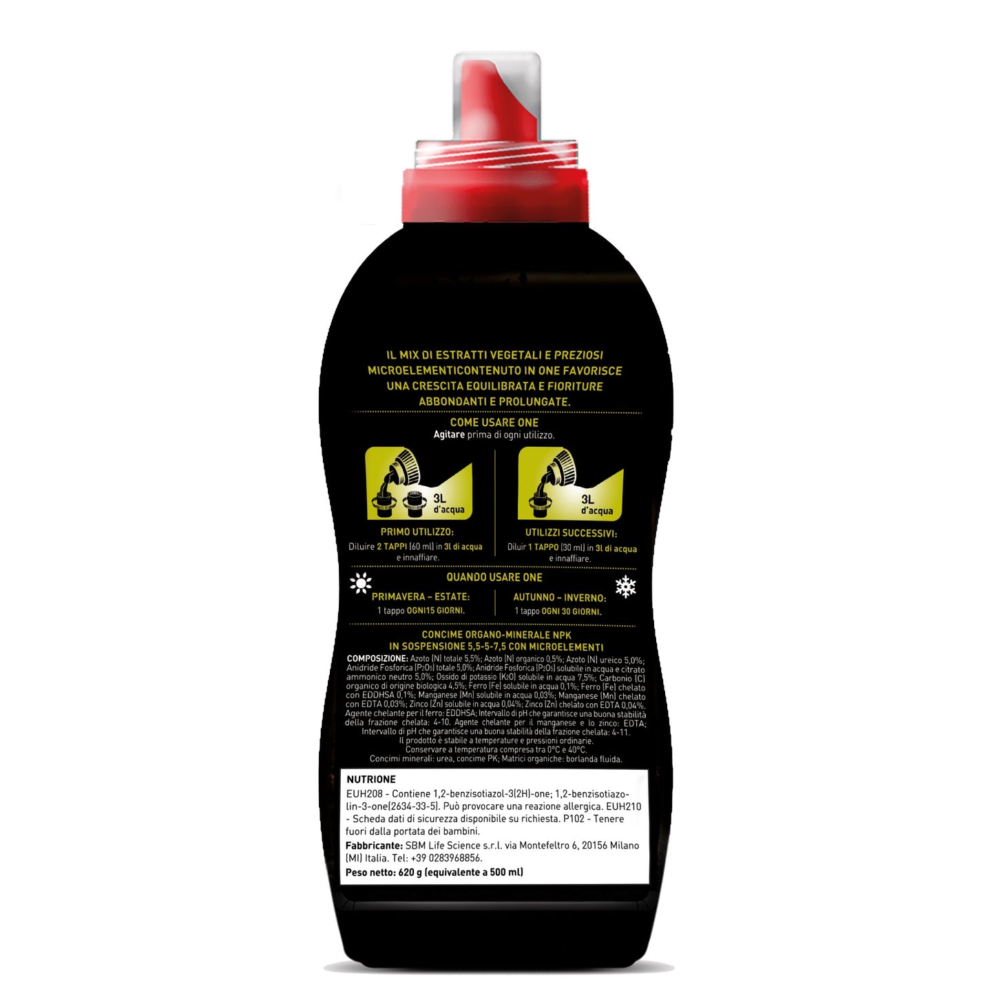 Nutrione ml 500 Concime Organo-Minerale NPK SBM