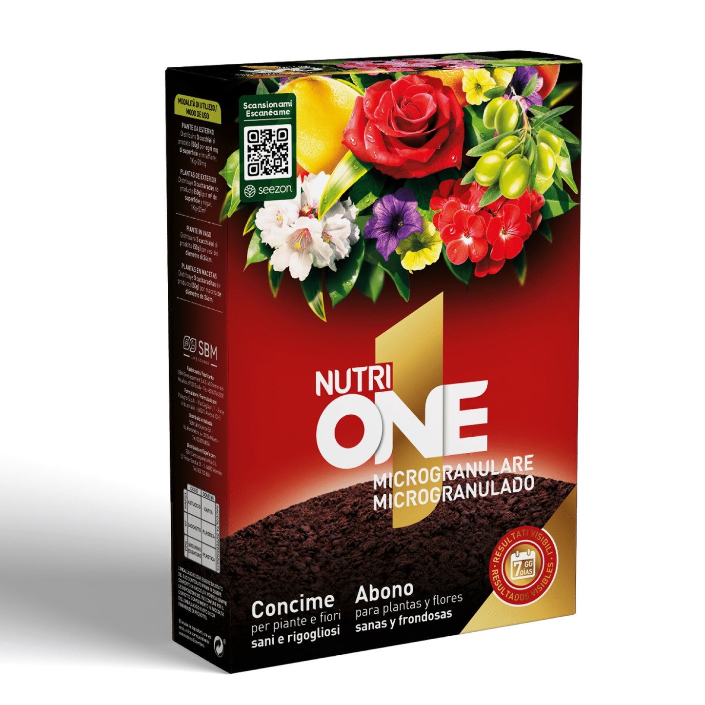 Nutrione Microgranulare gr 750 Concime Inorganico Solido con Microelementi SBM