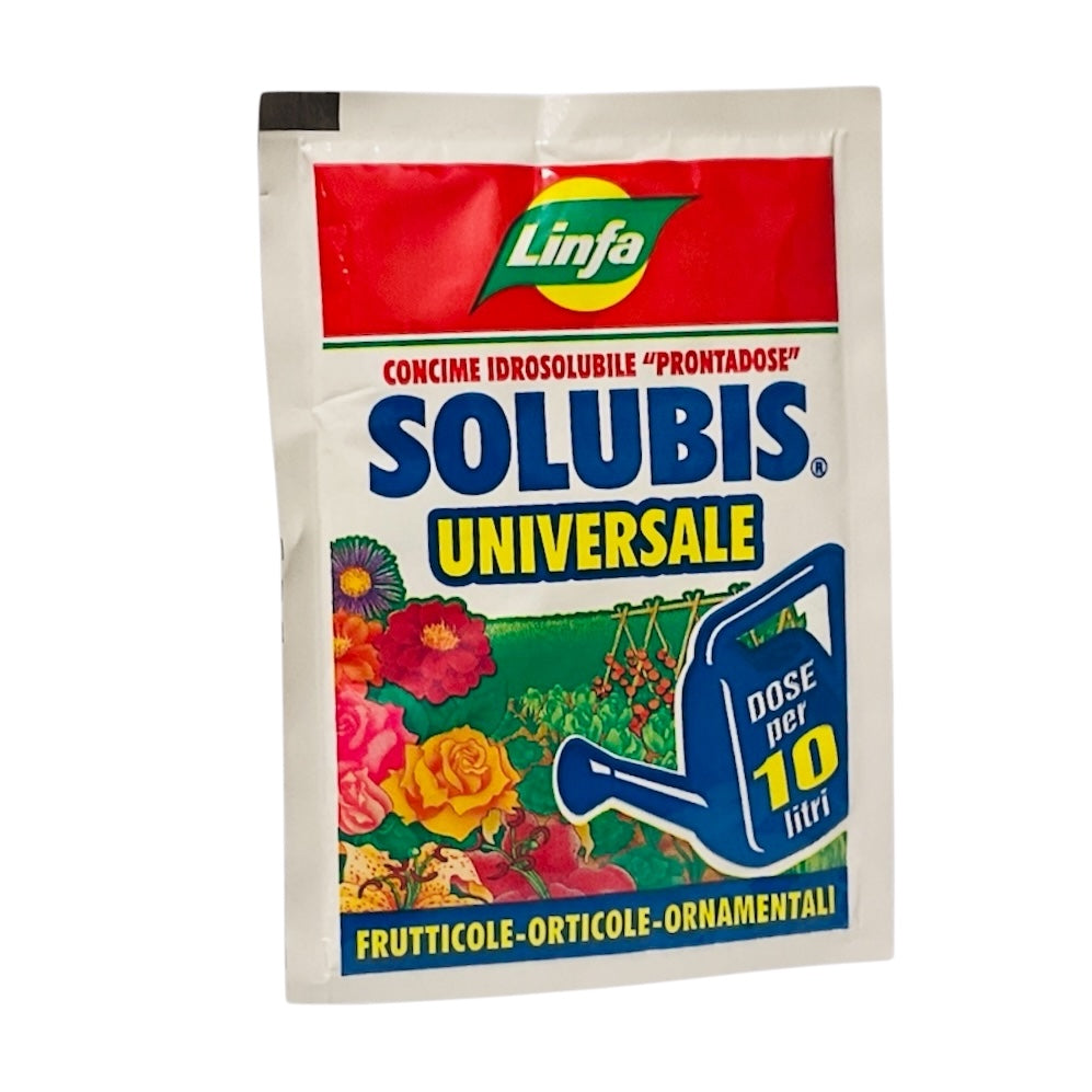 Solubis Universale gr.30 Concime Idrosolubile “Prontadose” Linfa