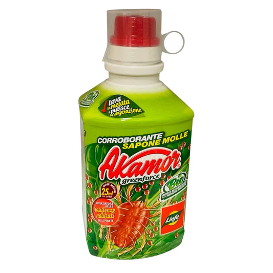 Akamor Greenforce ml.1000 Corroborante Sapone Molle Linfa