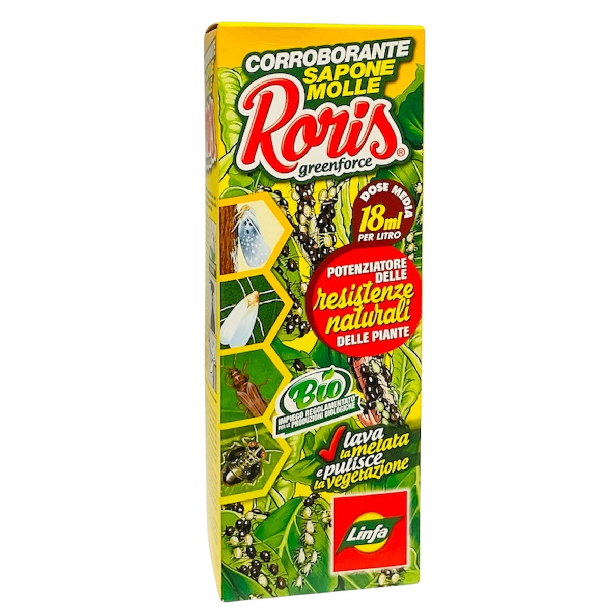 Roris Greenforce ml.250 Corroborante Sapone Molle Linfa