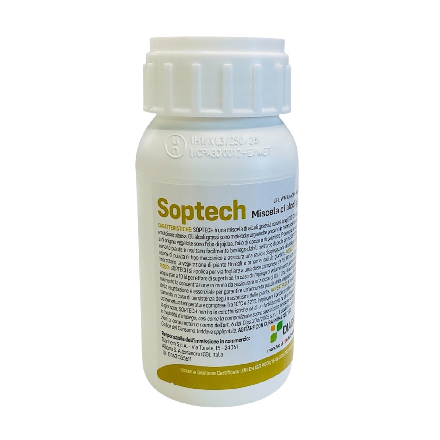 Soptech ml.250 Miscela di Alcoli Grassi a Catena Lunga Sottoforma di Emulsione Oleosa Biodegradabile Diachem