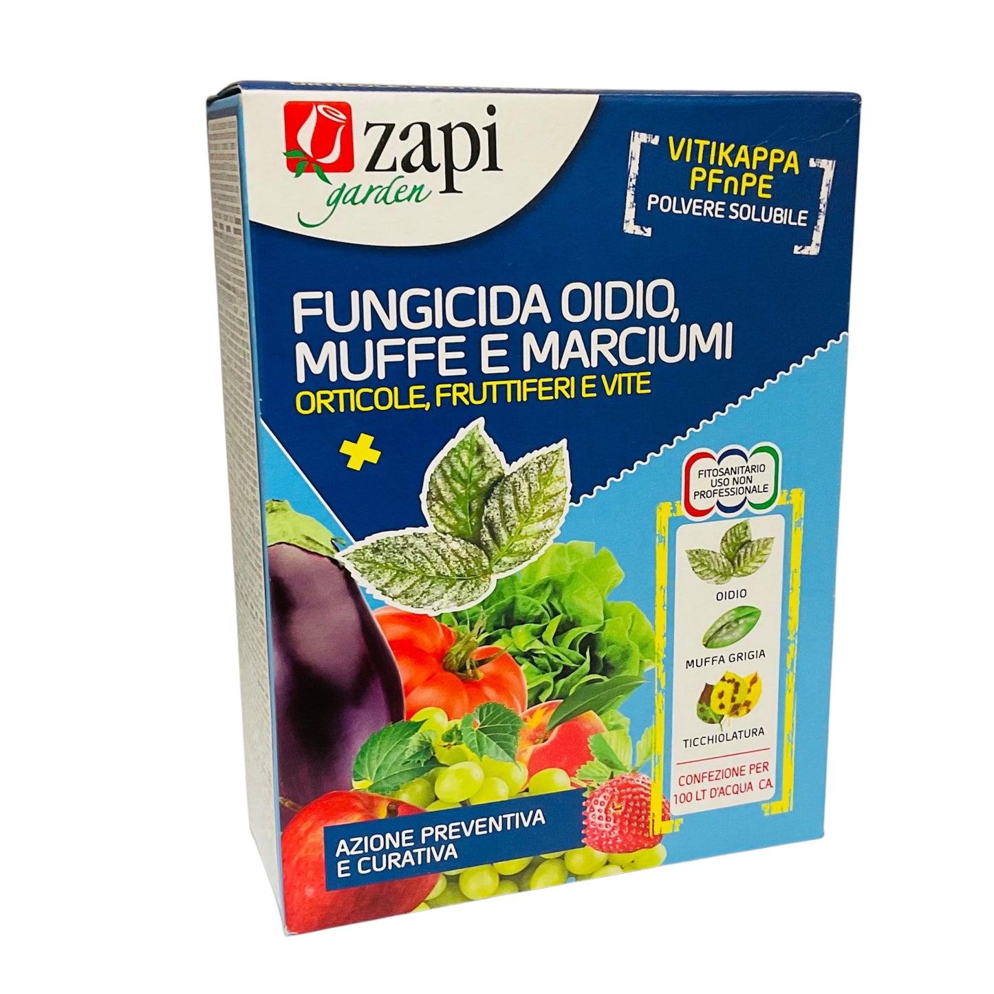 Vitikappa PFnPE Fungicida Oidio, Muffe E Marciumi gr.500 Azione Preventiva e Curativa Zapi