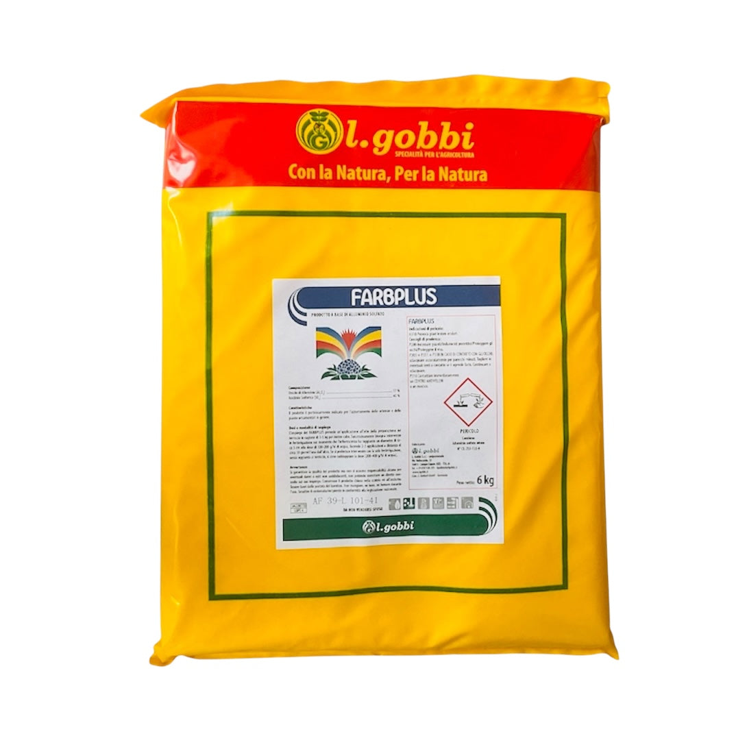 Farbplus Kg. 6 A base di Alluminio di Solfato l.Gobbi