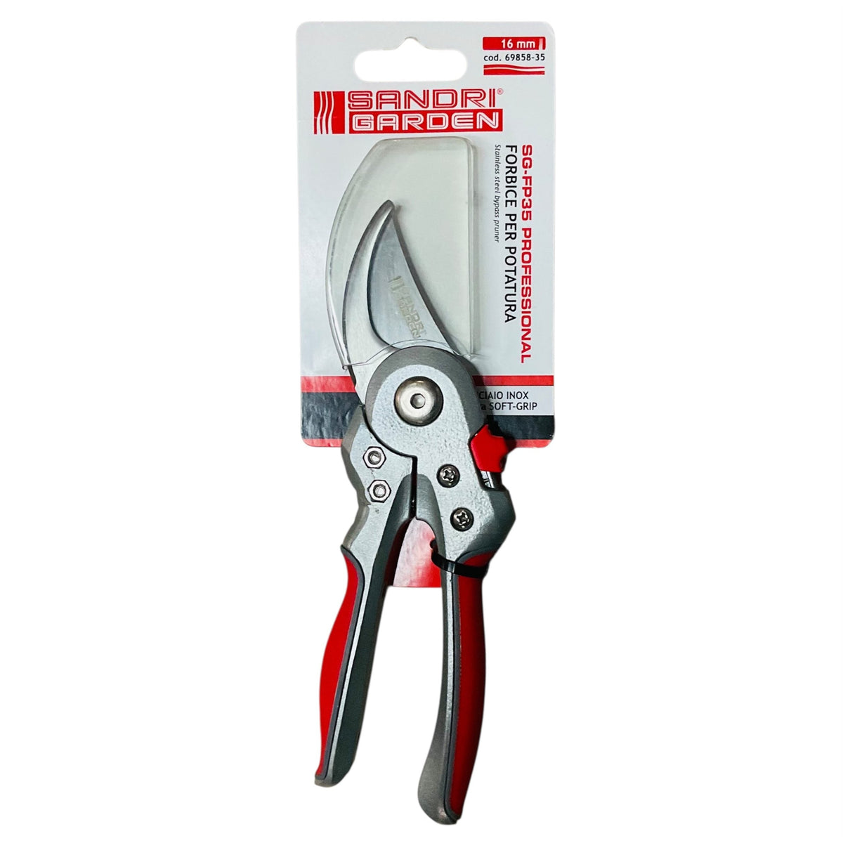 Forbice Per Potatura SG-FP35 Professional Lama in Acciaio Inox Sandri Garden