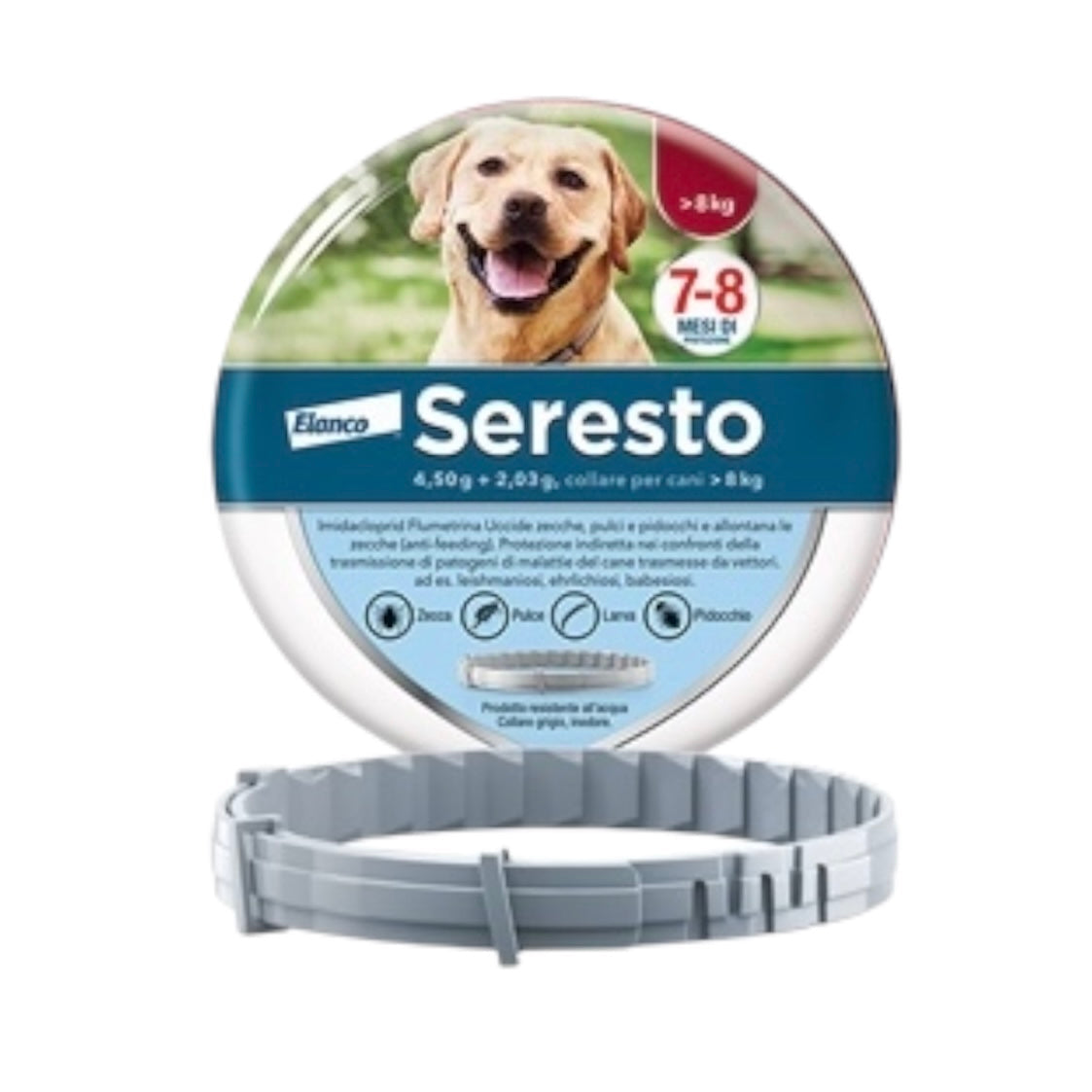 Seresto Collare Antiparassitario per Cani Oltre gli 8 Kg. Elanco