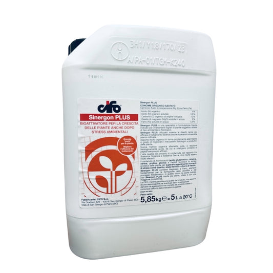 Sinergon Plus Lt.5 Bioattivatore per la Crescita delle Piante anche dopo Stress Ambientali Cifo