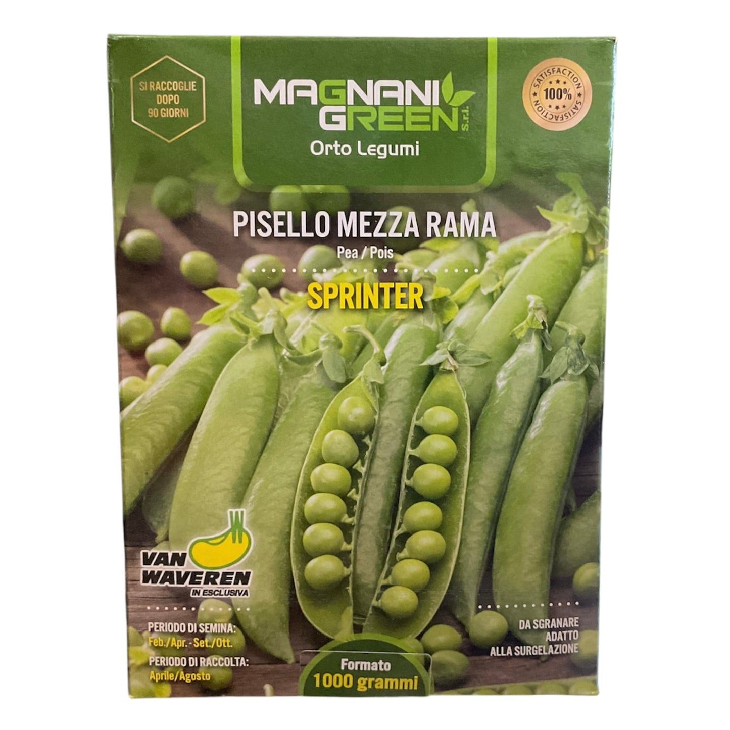 Pisello Mezza Rama Sprinter Kg.1 Semi Magnani Sementi