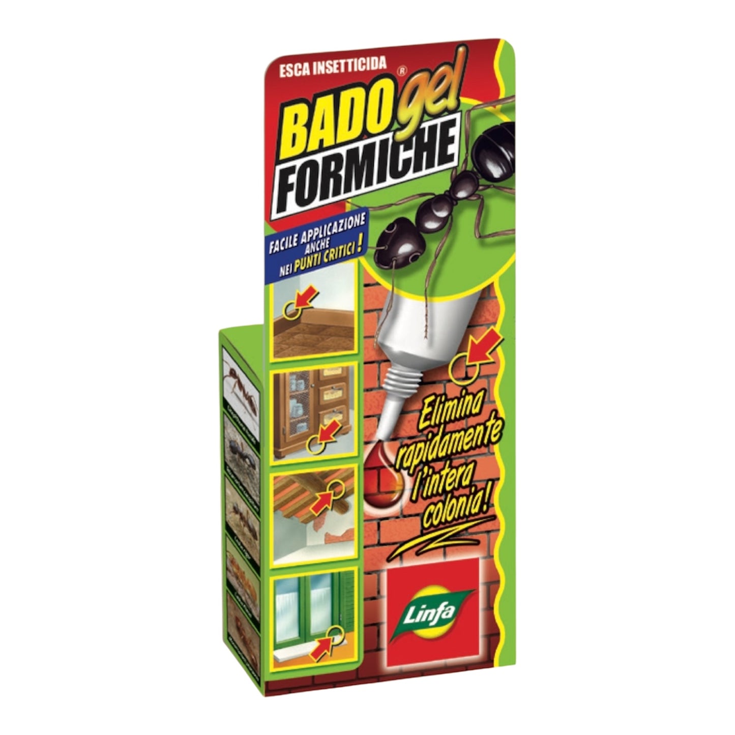 Bado Gel-Formiche gr.10 Esca Insetticida Pronto Uso Linfa