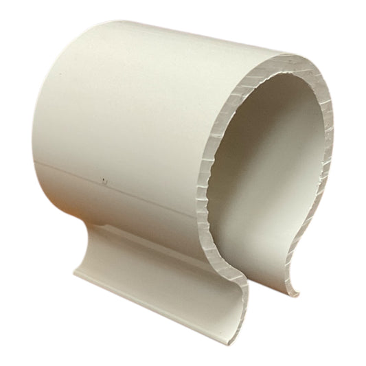 Clips In Pvc Fermatelo per Tubo d. 2" - mm.60 Fissaggio Plastica Serra Agrintech