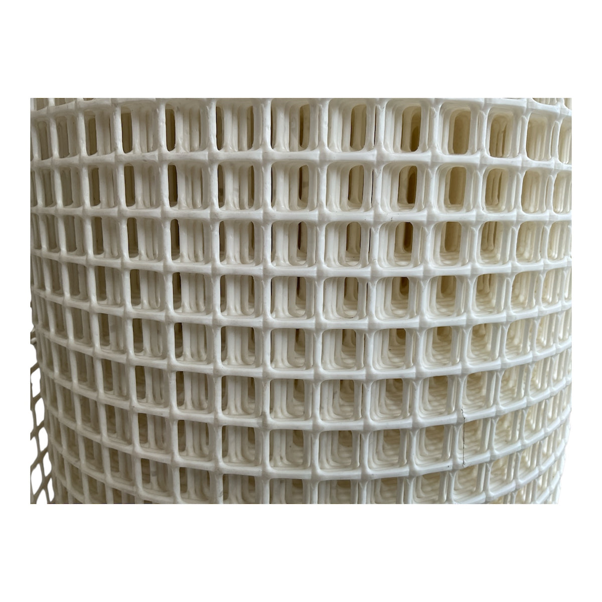 Rete Nasse Quadra 15 Bianco mt 1x25 in Plastica Flessibile Tenax