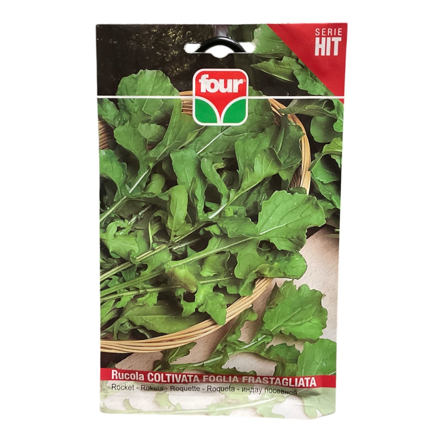 Rucola Coltivata Foglia Frastagliata Semi Four