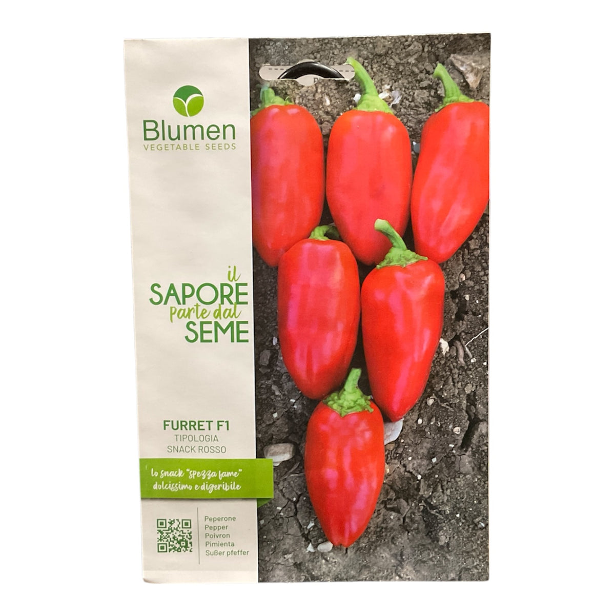 Peperone Furret F1 Tipologia Snack Rosso Semi Blumen