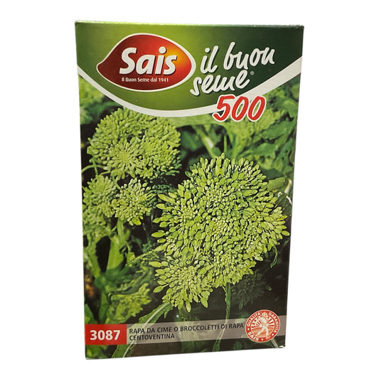Rapa da Cime o Broccoletti di Rapa Centoventina a Testa Grossa gr.500 SAIS