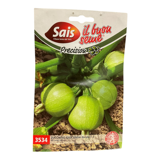 Zucchino Gioconda Ibrido F.1 40 Semi SAIS