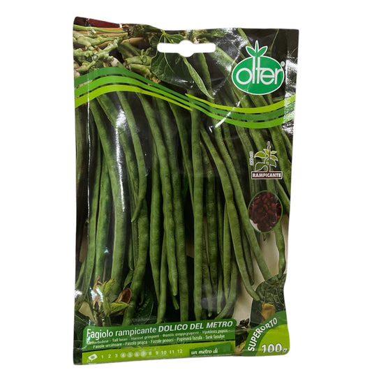 Fagiolo Rampicante Dolico del Metro gr.100 Olter