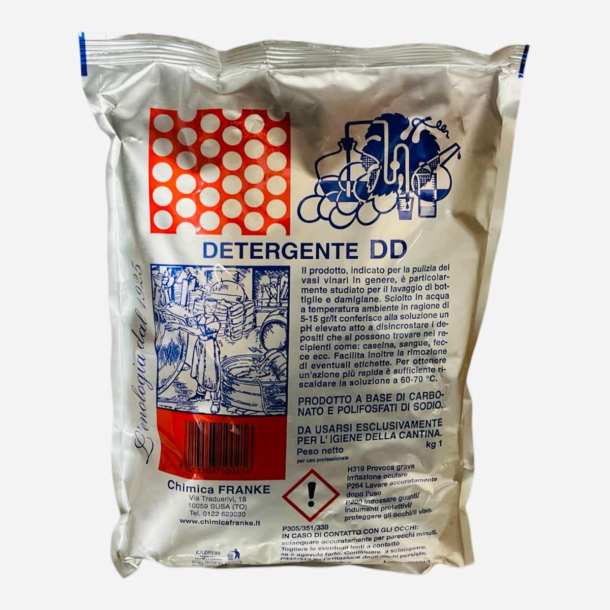 Detergente DD Kg.1 A Base di Carbonato e Polifosfati di Sodio Chimica FRANKE