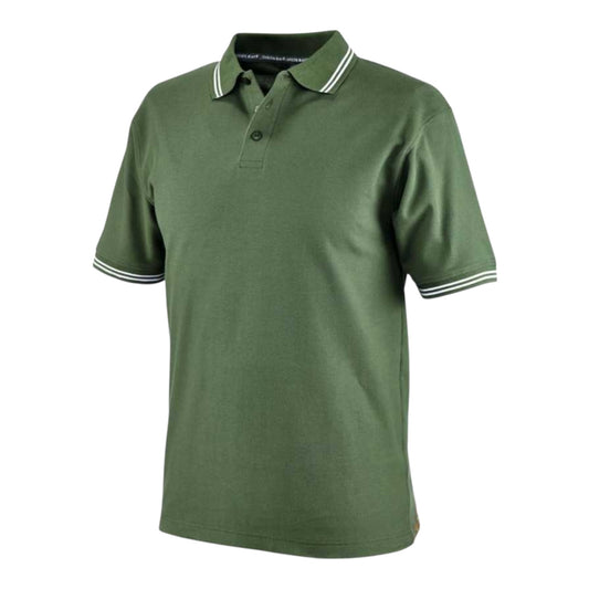 Polo SAMOA 100% Cotone Verde Neri Safety