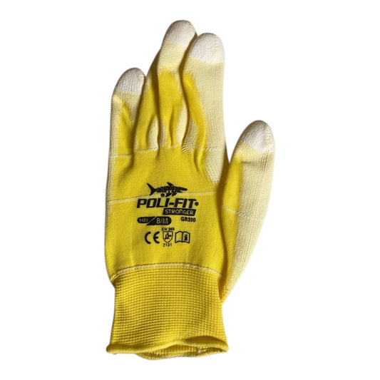 Guanti GR-350 Poli-Fit Stronger Giallo Gripper