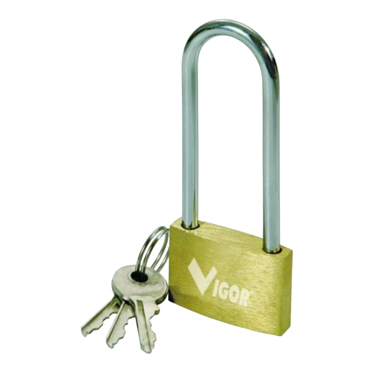 Lucchetto in Ottone 50 mm Arco Lungo Vigor