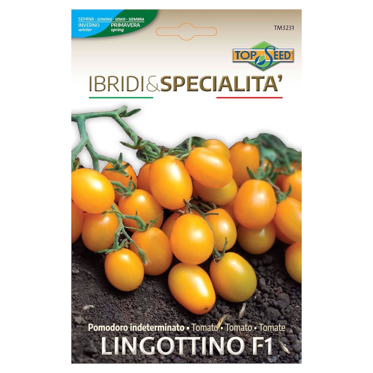 Pomodoro Indeterminato LINGOTTINO F1 Semi La Semiorto Sementi