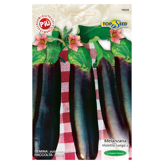 Melanzana Violetta Lunga 2 Semi La Semiorto Sementi