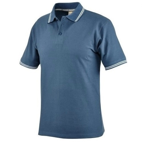 Polo SAMOA 100% Cotone Blu Neri Safety