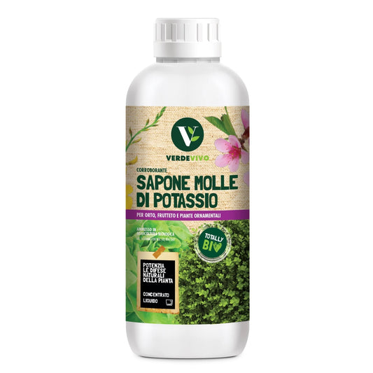 Sapone Molle di Potassio Lt.1 Corroborante e Potenziatore delle Difese Naturali VerdeVivo
