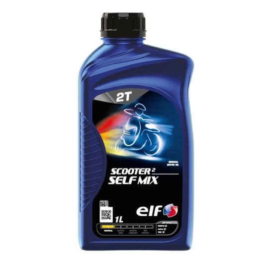 Olio Scooter 2 Self Mix 2T Lt.1 per Motori 2 Tempi ELF
