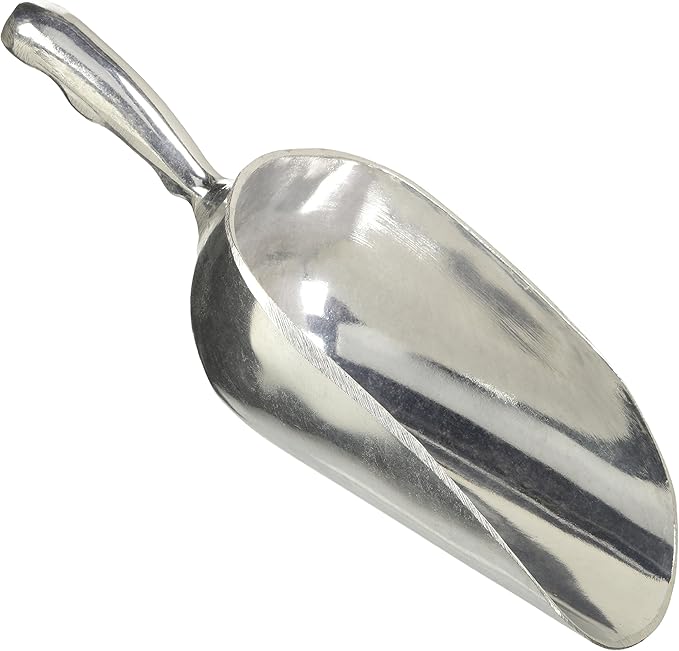 Sessola in Alluminio Fuso per Farine e Cereali 23x12 cm Vigor