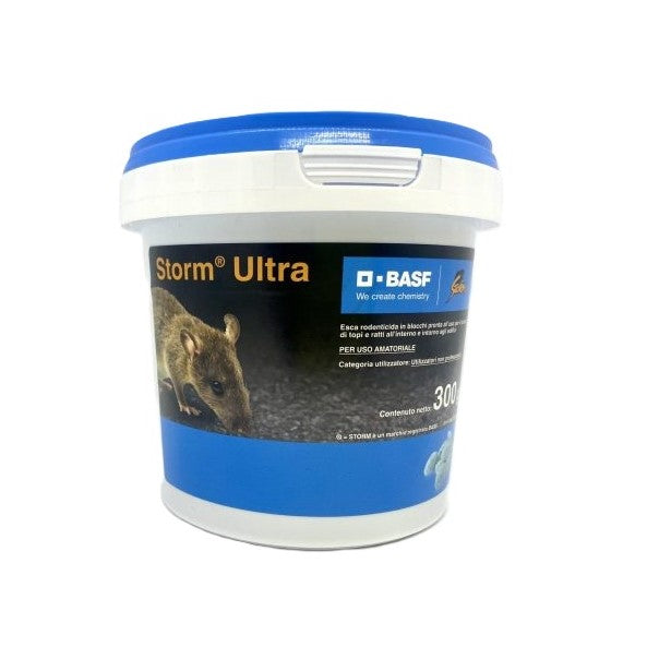 Storm Ultra gr 300 Esca Rodenticida in Blocchi Pronta All'Uso Basf