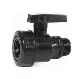 Valvola a Sfera Monoghiera in PVC con Filetto Maschio/Femmina d.1"x1" Irritec