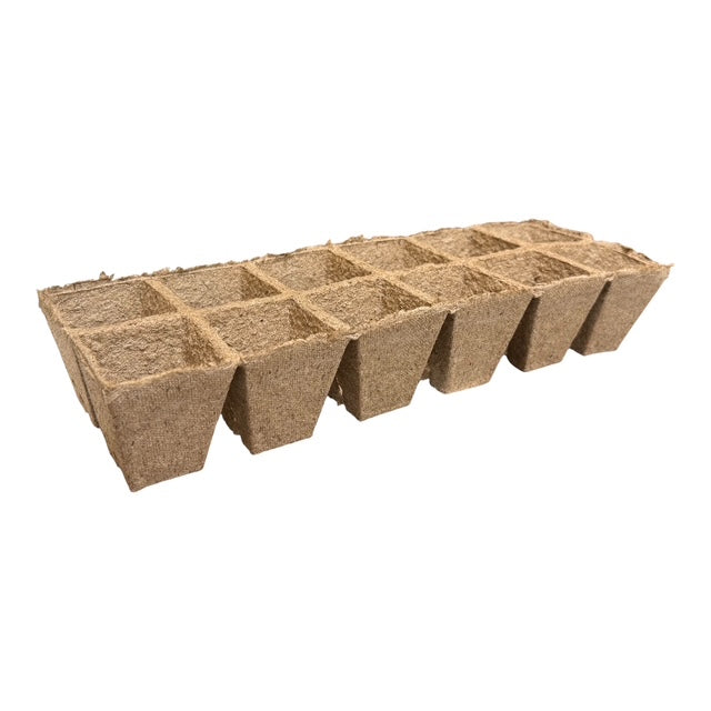 Vasetti Torba Quadrati cm 6x6 pz 6 Italgarden