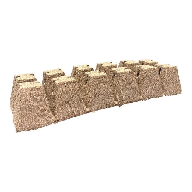 Vasetti Torba Quadrati cm 6x6 pz 6 Italgarden