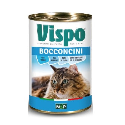 Vispo Bocconcini con Tonno E Salmone gr.415 Gatti Mignini & Petrini