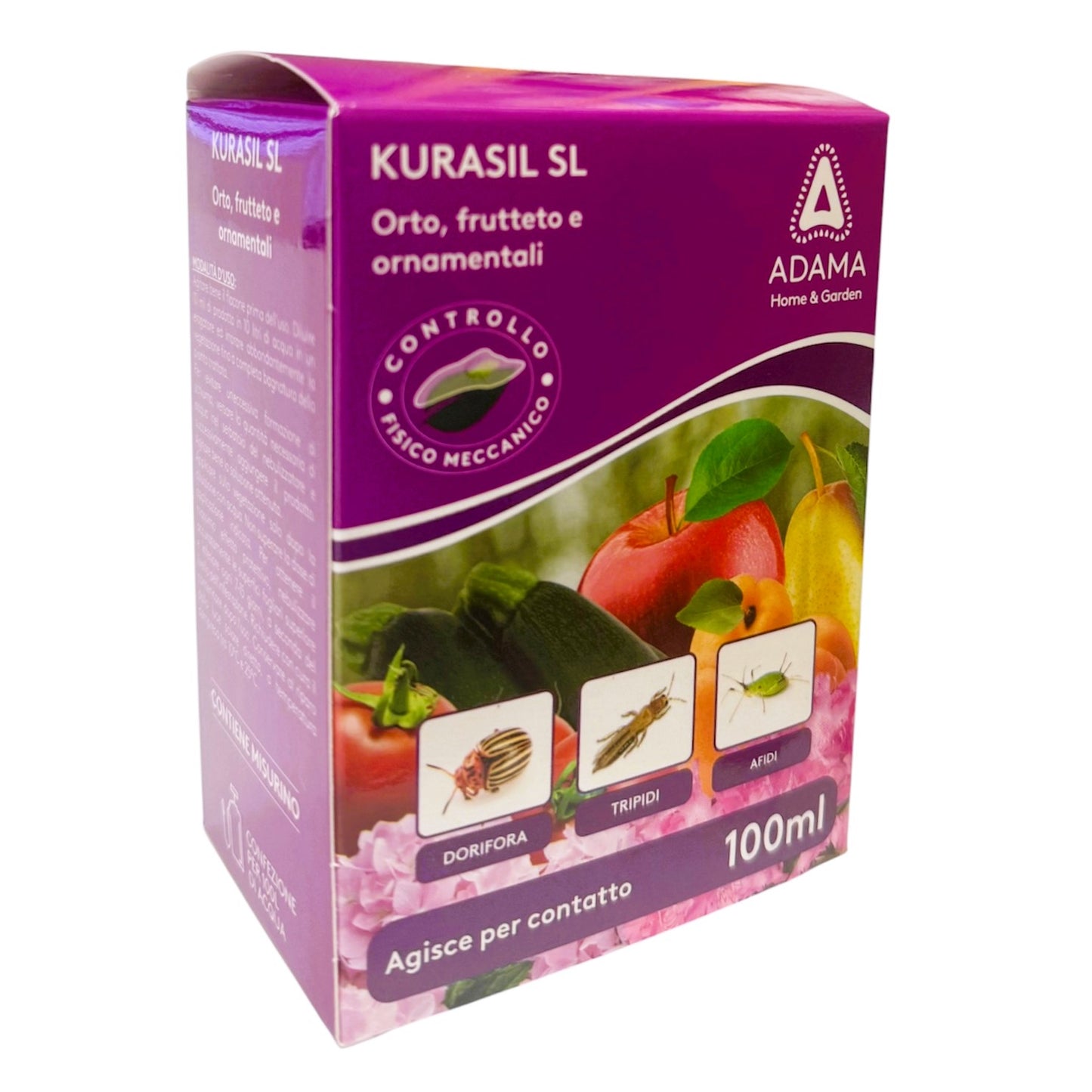 Kurasil SL ml 100 Protezione Innovativa e Sostenibile per Orticole Frutticole e Ornamentali Adama