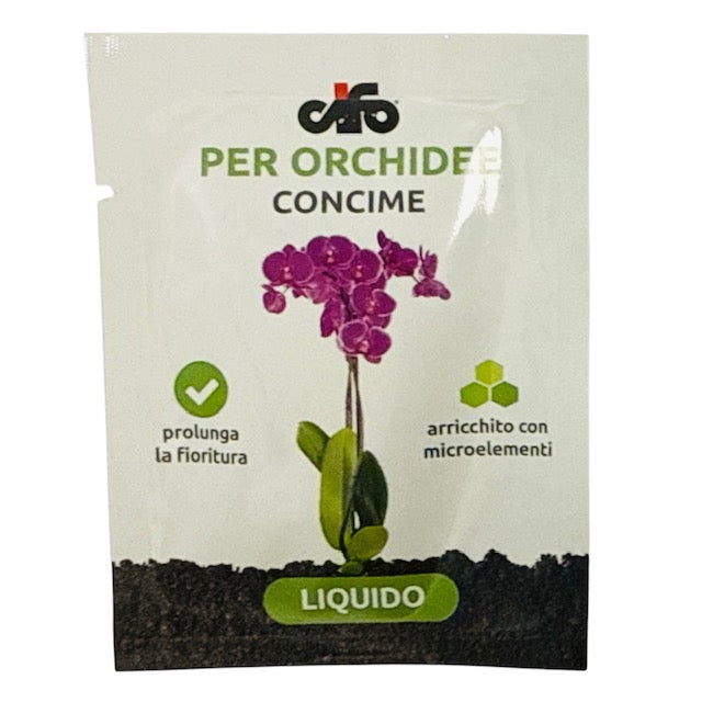 Concime Liquido per Orchidee ml 2,5 Nutrizione per Tutte le Specie di Orchidee Cifo